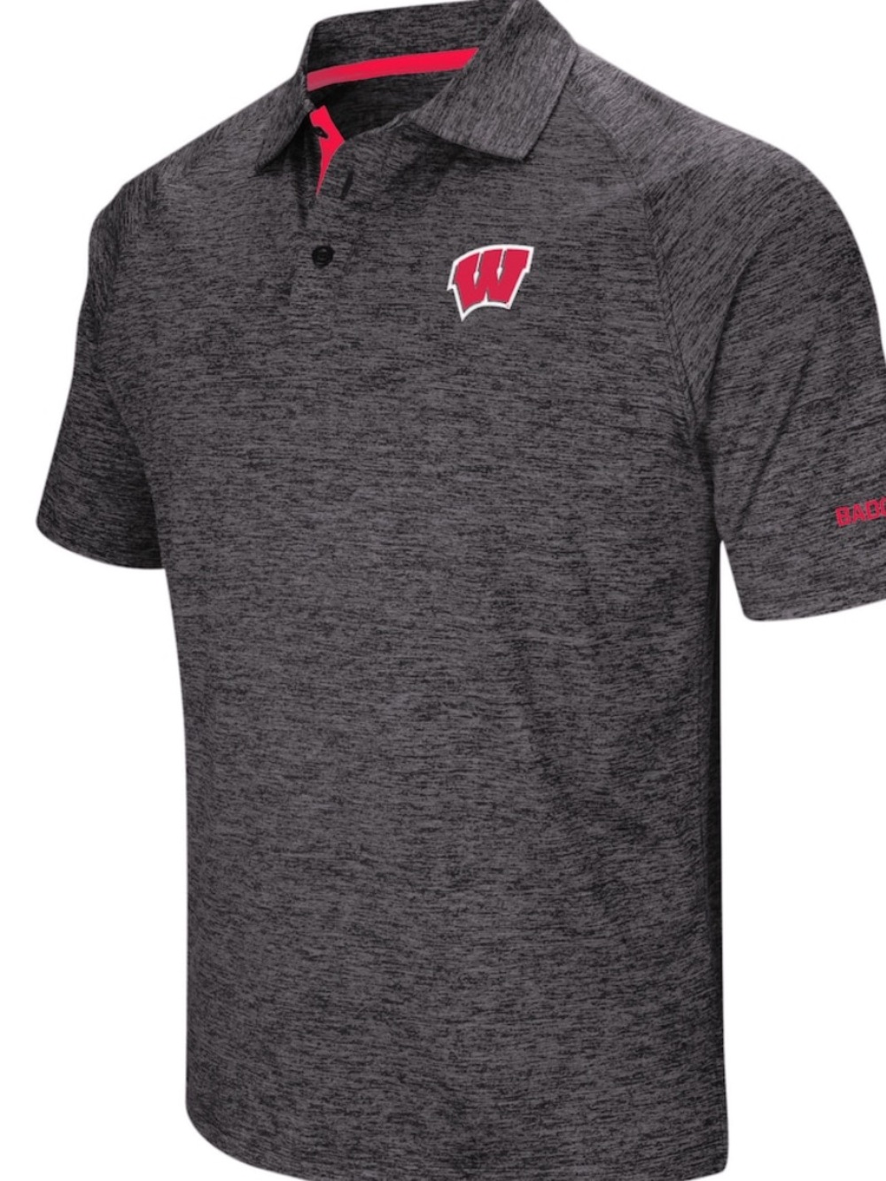 Men’s XL Colosseum Wisconsin Badgers Football Polo Golf Shirt